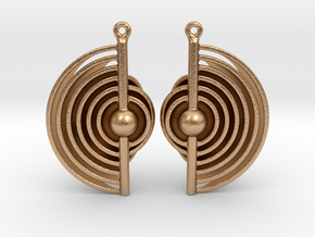 Earthlayers - Drop Earrings in Natural Bronze