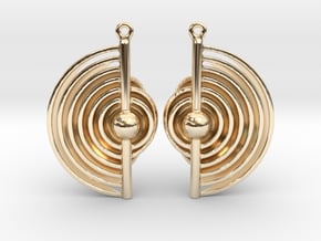 Earthlayers - Drop Earrings in 14k Gold Plated Brass