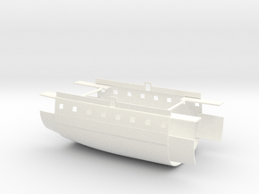 1/200 La Gloire Midships (Open Gunports) in White Smooth Versatile Plastic
