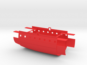 1/200 La Gloire Midships (Open Gunports) in Red Smooth Versatile Plastic