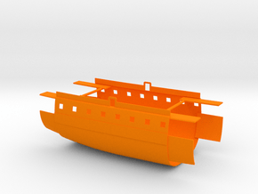 1/200 La Gloire Midships (Open Gunports) in Orange Smooth Versatile Plastic