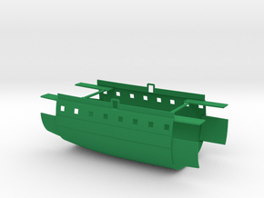 1/200 La Gloire Midships (Open Gunports) in Green Smooth Versatile Plastic