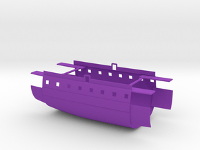 1/200 La Gloire Midships (Open Gunports) in Purple Smooth Versatile Plastic