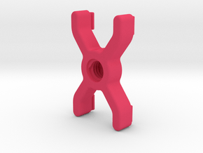 Mounting Clip in Pink Smooth Versatile Plastic