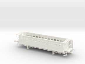 KWStE B1 coach by Eaton & Gilbert ab 1860 in White Processed Versatile Plastic