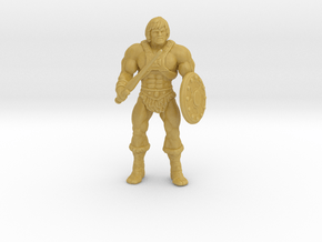 He-man miniature model fantasy games DnD rpg hero in Tan Fine Detail Plastic