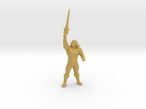 He-man I Have The Power miniature model fantasy wh in Tan Fine Detail Plastic
