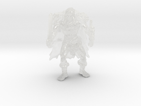 King Grayskull miniature model fantasy games heman in Clear Ultra Fine Detail Plastic