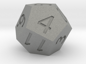 d12 Pyritohedron in Gray PA12
