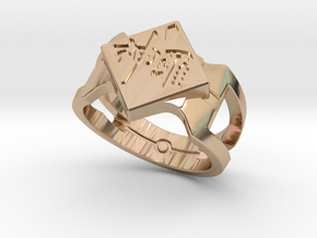 Shinra Ring-FF7 in 9K Rose Gold : 8 / 56.75