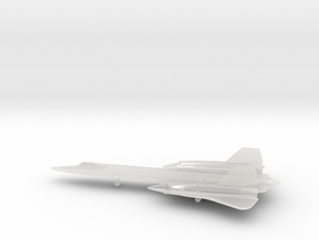 Lockheed SR-71 Blackbird in Clear Ultra Fine Detail Plastic: 1:350
