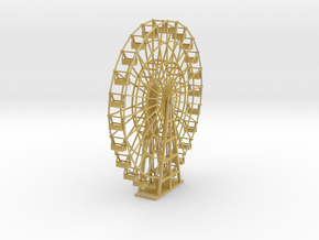 Ferris Wheel - 24 seat - Nscale in Tan Fine Detail Plastic