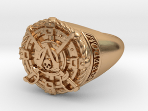 Pirate Ring in Polished Bronze