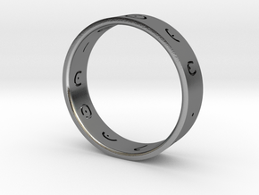 Sòma Ring in Polished Silver: 7 / 54