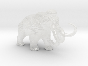 Mammoth 6mm Epic miniature model figure animal rpg in Clear Ultra Fine Detail Plastic