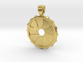 Diaphragm in Polished Brass
