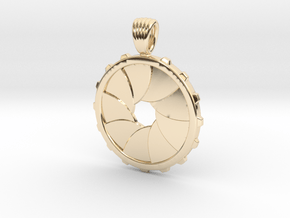 Diaphragm in 14k Gold Plated Brass