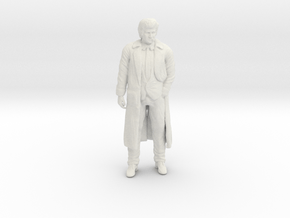 Columbo with Cigar - 1:24 in White Natural Versatile Plastic