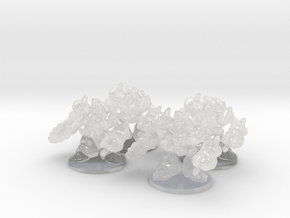 Goblin Dreadnought Armor 6mm Infantry miniatures in Clear Ultra Fine Detail Plastic