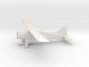 de Havilland Canada DHC-2 Beaver in White Natural Versatile Plastic: 1:64 - S