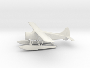 de Havilland Canada DHC-2 Seaplane in White Natural Versatile Plastic: 1:64 - S