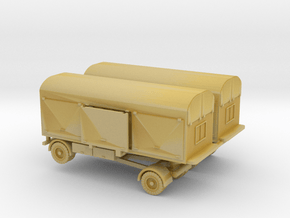 1/144 German mobile power trailer for V2 in Tan Fine Detail Plastic