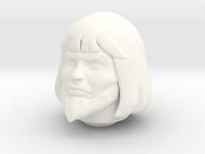 He-man Darkney Disguise Head Vintage in White Processed Versatile Plastic