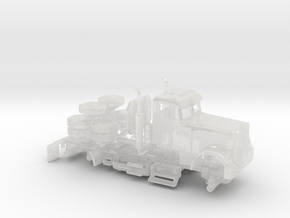 1/110 Freightliner Classic Day Cab Kit in Clear Ultra Fine Detail Plastic