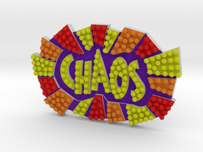 CHAOS - Sign in Natural Full Color Sandstone