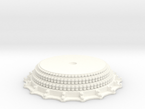 CHAOS - Center Piece in White Smooth Versatile Plastic