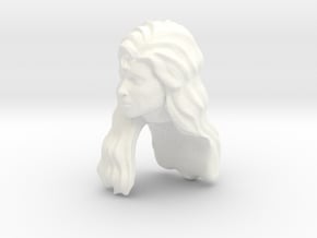 Batman Vicki Vale - Head Sculpt - 1:6 in White Processed Versatile Plastic
