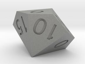 d25 in two dice in Gray PA12