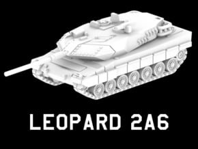 LEOPARD 2A6 in White Natural Versatile Plastic: 1:220 - Z