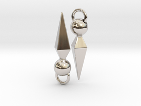 Ishtar Earrings in Platinum