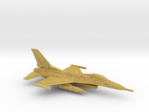 9cm F-16A Viper (Drop Tanks, Gear Up) in Tan Fine Detail Plastic