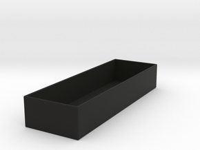 3x1 Drawer Organizer [175mm] in Black Natural Versatile Plastic