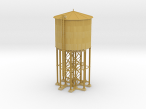 N Scale Southern Pacific Railroad Water Tank  in Tan Fine Detail Plastic