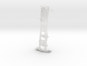 1/64th Frame for White Road Commander II  in Clear Ultra Fine Detail Plastic