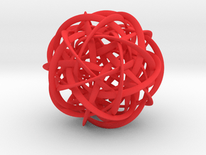 Cosmic Rose #2 in Red Processed Versatile Plastic