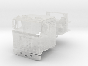 1/87th White Road Commander 2 sleeper cab in Clear Ultra Fine Detail Plastic