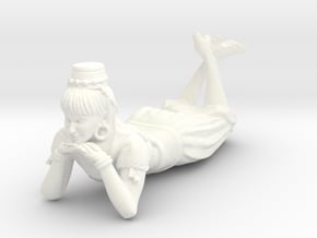I Dream of Jeannie - Evil Sister Reclining Dress in White Processed Versatile Plastic