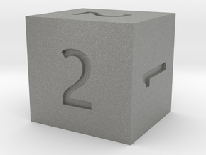 d2 cuboid in Gray PA12