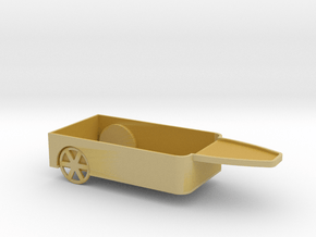 pc55-pedi-semi-trailer-open in Tan Fine Detail Plastic