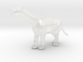 Paraceratherium 6mm Epic miniature model figure wh in Clear Ultra Fine Detail Plastic