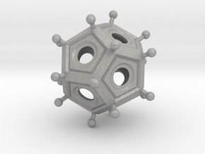 Larger Roman Dodecahedron in Aluminum