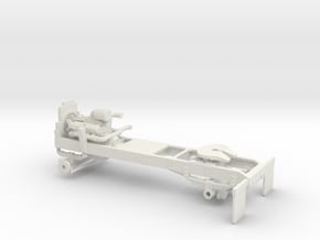 1/50th single axle frame for White COE Daycab in White Natural Versatile Plastic