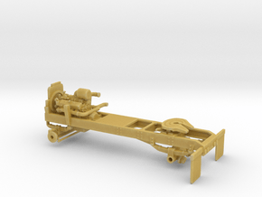 1/64th single axle frame for White COE Daycab in Tan Fine Detail Plastic