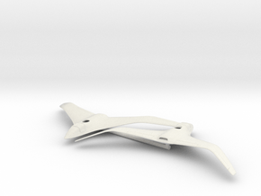 NAA/Rockwell "Silent Night" Naval Stealth Attacker in White Natural Versatile Plastic: 6mm