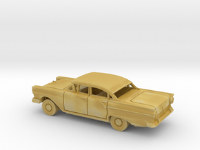 1/160 1957 Ford Custom Fodor Sedan Kit in Tan Fine Detail Plastic
