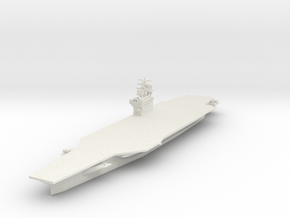 USS Nimitz CVN-68 in White Natural Versatile Plastic: 1:1200